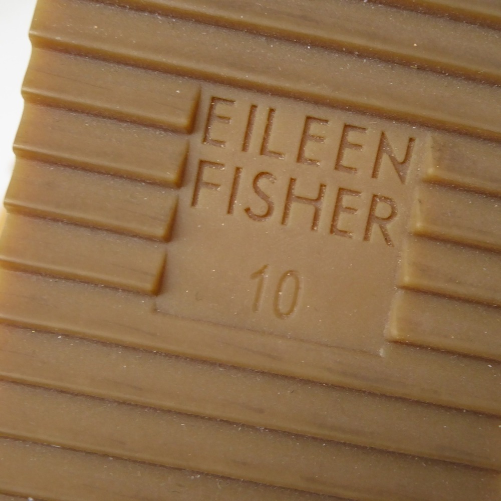 Eileen Fisher Emmy Womens Platform Sandals Yellow Leather Cork Wedge 10 - Picture 8 of 9